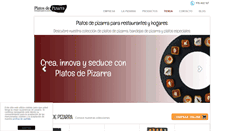 Desktop Screenshot of platospizarra.com