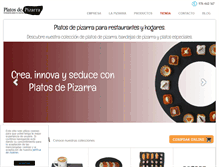 Tablet Screenshot of platospizarra.com